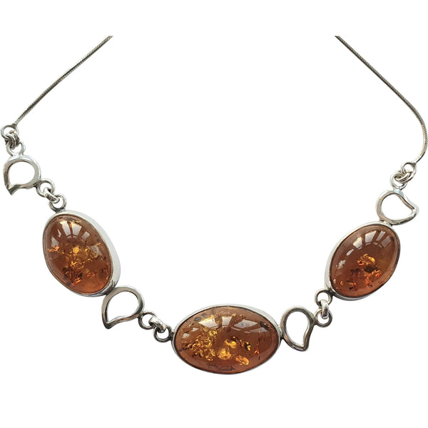 Silver and amber deals jewellery