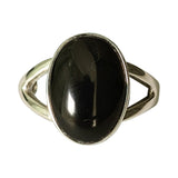 Mavros Black Onyx Silver Ring