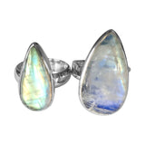 Osupa Blue Moonstone Siver Rings