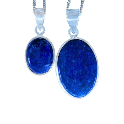 Yonaka Lapis Lazuli Silveer Pendant and Chain