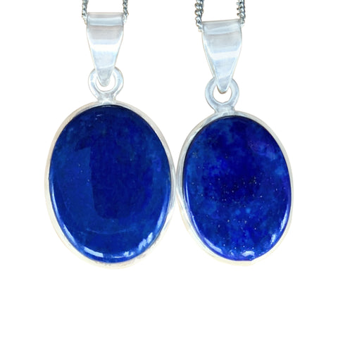 Etoile Lapis Lazuli Pendants and Chain