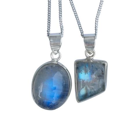 Whimsical Moonstone Pendants