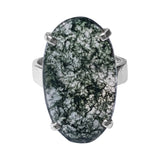 Tahlab Moss Agate Silver Ring