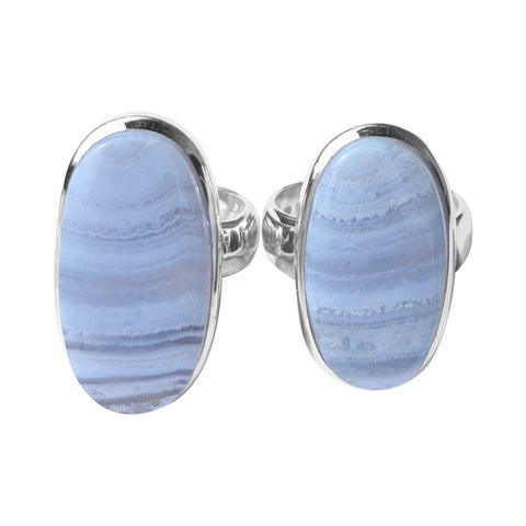 Koronka Blue Lace Agate Silvee Rings